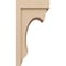 Ekena Millwork 11"W x 11"D x 22"H Wide Emerson Rough Cedar Woodgrain TimberThane Corbel, Primed Tan CORUR11X11X22EMRRCPR - alternate 6